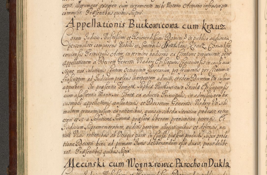Zdjęcie nr 71 dla obiektu archiwalnego: Acta actorum episcopalium R. D. Andrea Trzebicki, episcopi Cracoviensis a mense Aprili 1675 ad Aprilem 1676 acticatorum. Volumen VI