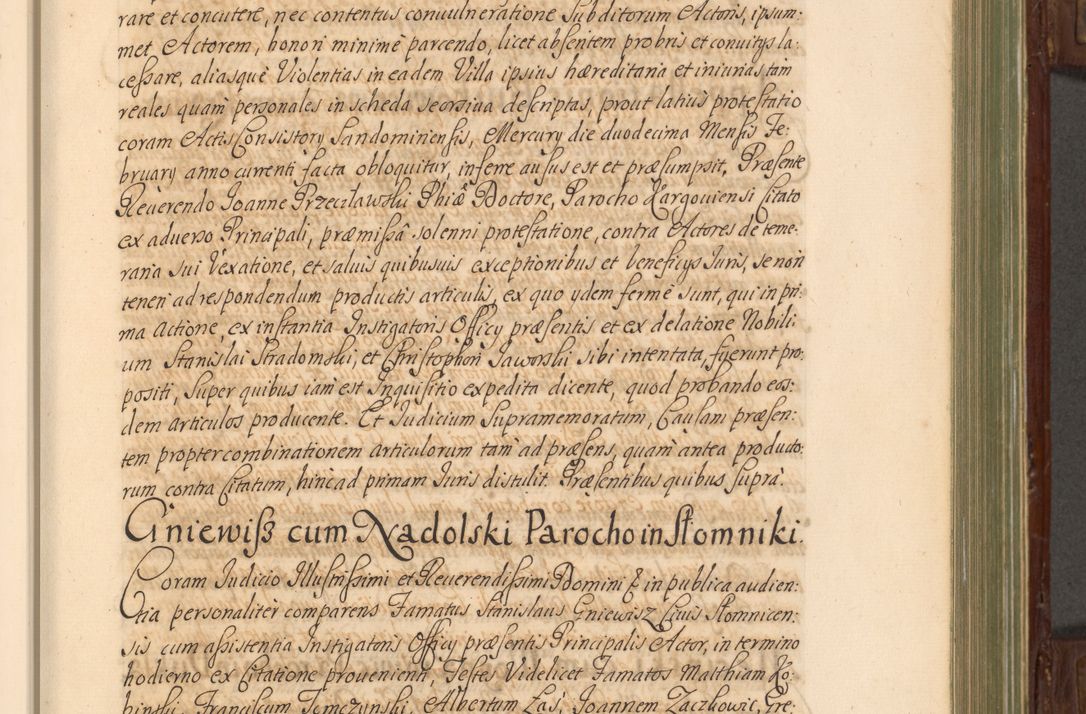 Zdjęcie nr 70 dla obiektu archiwalnego: Acta actorum episcopalium R. D. Andrea Trzebicki, episcopi Cracoviensis a mense Aprili 1675 ad Aprilem 1676 acticatorum. Volumen VI