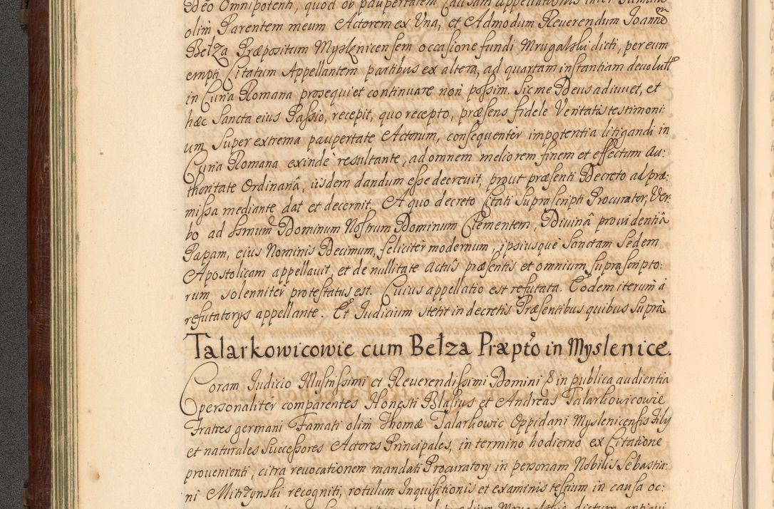 Zdjęcie nr 63 dla obiektu archiwalnego: Acta actorum episcopalium R. D. Andrea Trzebicki, episcopi Cracoviensis a mense Aprili 1675 ad Aprilem 1676 acticatorum. Volumen VI