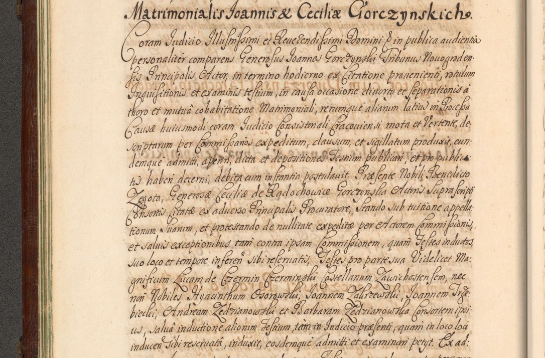 Zdjęcie nr 49 dla obiektu archiwalnego: Acta actorum episcopalium R. D. Andrea Trzebicki, episcopi Cracoviensis a mense Aprili 1675 ad Aprilem 1676 acticatorum. Volumen VI