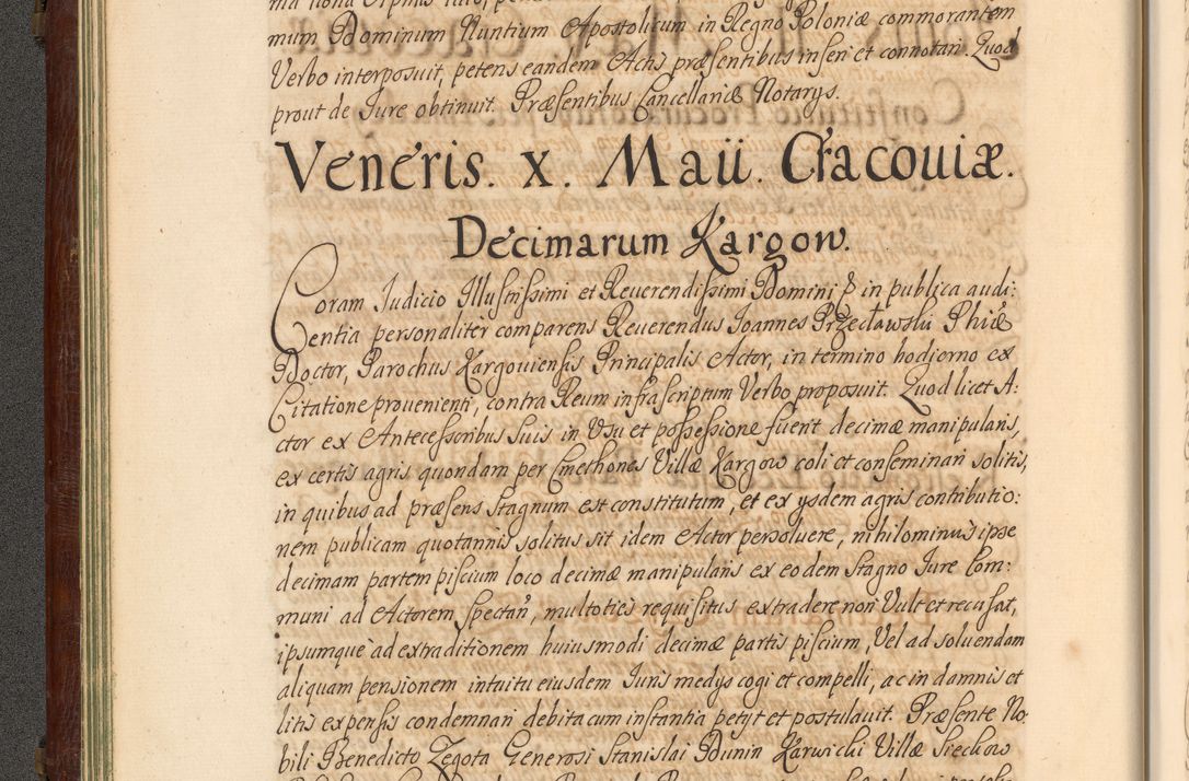 Zdjęcie nr 55 dla obiektu archiwalnego: Acta actorum episcopalium R. D. Andrea Trzebicki, episcopi Cracoviensis a mense Aprili 1675 ad Aprilem 1676 acticatorum. Volumen VI