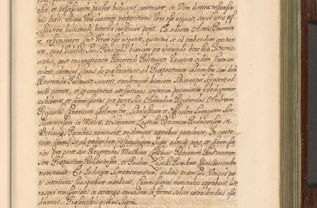 Zdjęcie nr 44 dla obiektu archiwalnego: Acta actorum episcopalium R. D. Andrea Trzebicki, episcopi Cracoviensis a mense Aprili 1675 ad Aprilem 1676 acticatorum. Volumen VI