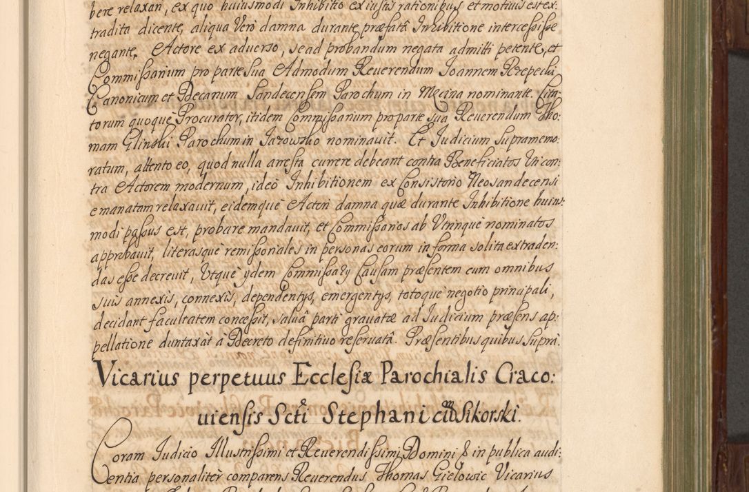 Zdjęcie nr 40 dla obiektu archiwalnego: Acta actorum episcopalium R. D. Andrea Trzebicki, episcopi Cracoviensis a mense Aprili 1675 ad Aprilem 1676 acticatorum. Volumen VI