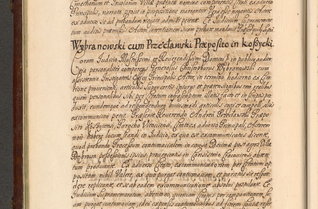 Zdjęcie nr 41 dla obiektu archiwalnego: Acta actorum episcopalium R. D. Andrea Trzebicki, episcopi Cracoviensis a mense Aprili 1675 ad Aprilem 1676 acticatorum. Volumen VI
