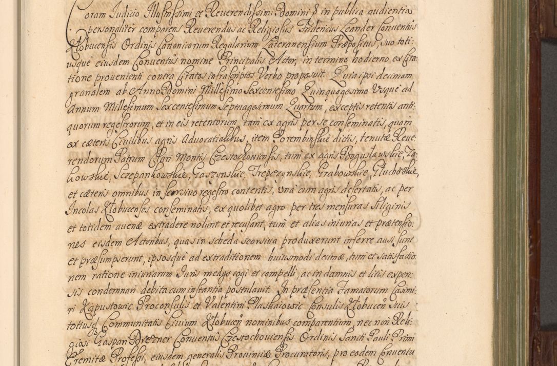 Zdjęcie nr 36 dla obiektu archiwalnego: Acta actorum episcopalium R. D. Andrea Trzebicki, episcopi Cracoviensis a mense Aprili 1675 ad Aprilem 1676 acticatorum. Volumen VI