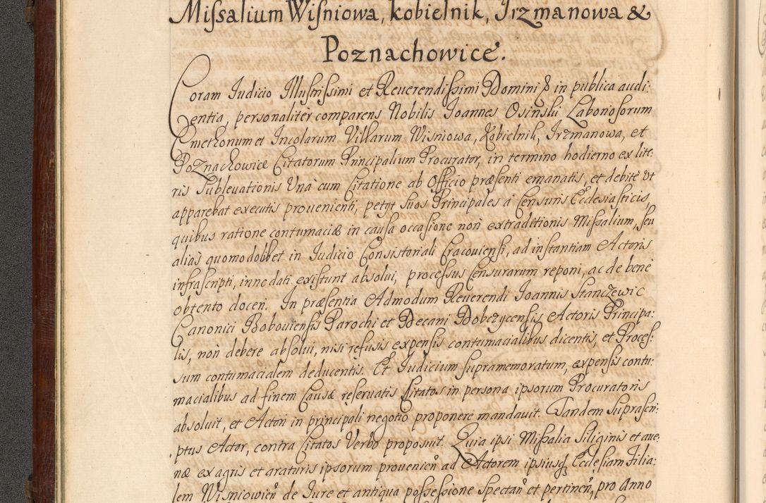Zdjęcie nr 31 dla obiektu archiwalnego: Acta actorum episcopalium R. D. Andrea Trzebicki, episcopi Cracoviensis a mense Aprili 1675 ad Aprilem 1676 acticatorum. Volumen VI