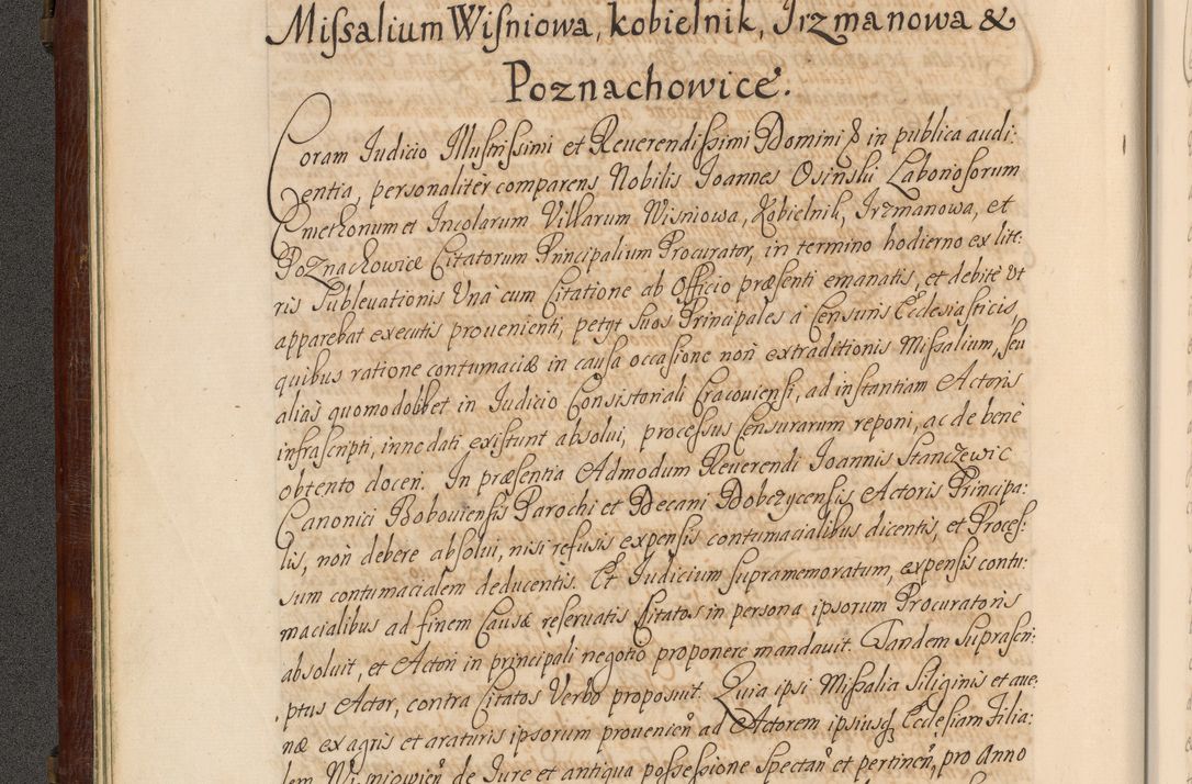 Zdjęcie nr 29 dla obiektu archiwalnego: Acta actorum episcopalium R. D. Andrea Trzebicki, episcopi Cracoviensis a mense Aprili 1675 ad Aprilem 1676 acticatorum. Volumen VI