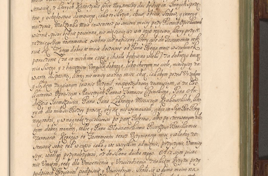 Zdjęcie nr 26 dla obiektu archiwalnego: Acta actorum episcopalium R. D. Andrea Trzebicki, episcopi Cracoviensis a mense Aprili 1675 ad Aprilem 1676 acticatorum. Volumen VI