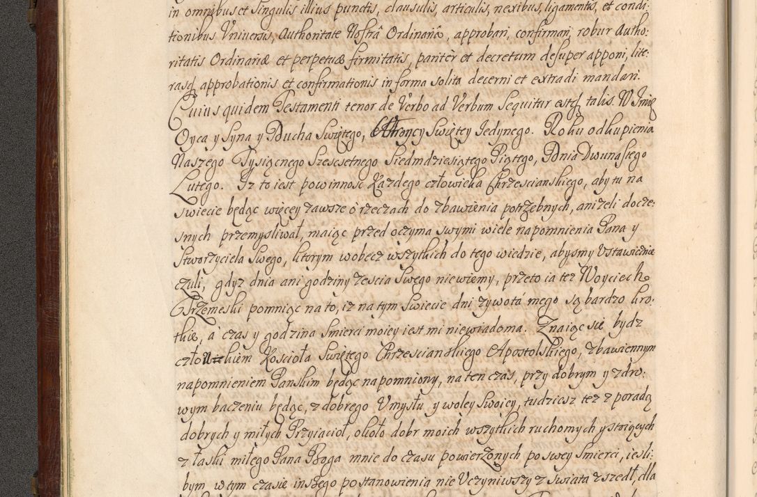 Zdjęcie nr 23 dla obiektu archiwalnego: Acta actorum episcopalium R. D. Andrea Trzebicki, episcopi Cracoviensis a mense Aprili 1675 ad Aprilem 1676 acticatorum. Volumen VI