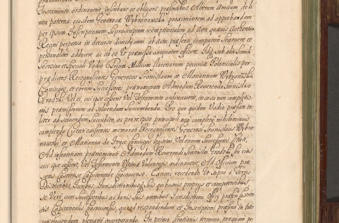 Zdjęcie nr 16 dla obiektu archiwalnego: Acta actorum episcopalium R. D. Andrea Trzebicki, episcopi Cracoviensis a mense Aprili 1675 ad Aprilem 1676 acticatorum. Volumen VI