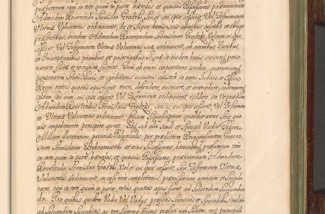 Zdjęcie nr 14 dla obiektu archiwalnego: Acta actorum episcopalium R. D. Andrea Trzebicki, episcopi Cracoviensis a mense Aprili 1675 ad Aprilem 1676 acticatorum. Volumen VI