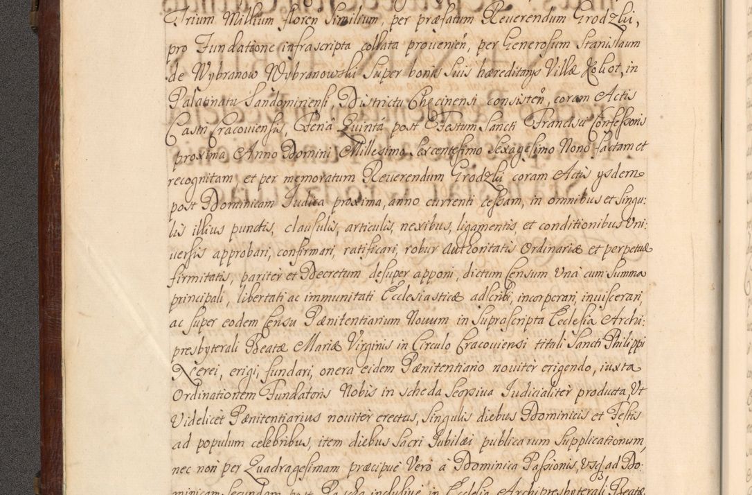 Zdjęcie nr 11 dla obiektu archiwalnego: Acta actorum episcopalium R. D. Andrea Trzebicki, episcopi Cracoviensis a mense Aprili 1675 ad Aprilem 1676 acticatorum. Volumen VI