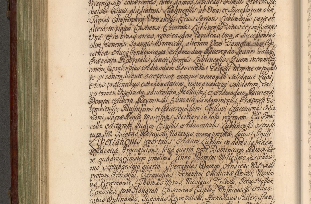 Zdjęcie nr 409 dla obiektu archiwalnego: Acta actorum episcopalium R. D. Andrea Trzebicki, episcopi Cracoviensis a mense Aprili 1675 ad Aprilem 1676 acticatorum. Volumen VI