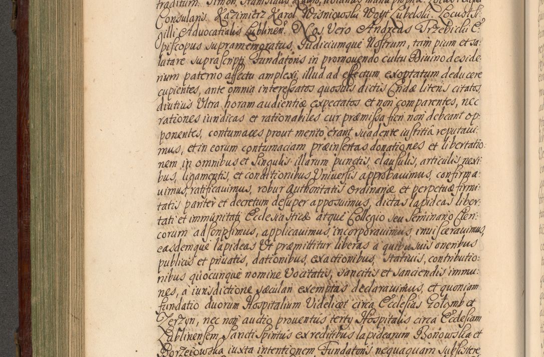 Zdjęcie nr 411 dla obiektu archiwalnego: Acta actorum episcopalium R. D. Andrea Trzebicki, episcopi Cracoviensis a mense Aprili 1675 ad Aprilem 1676 acticatorum. Volumen VI