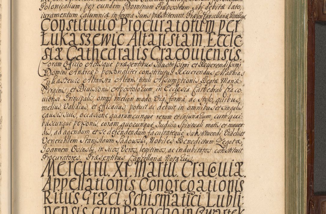 Zdjęcie nr 710 dla obiektu archiwalnego: Acta actorum episcopalium R. D. Andrea Trzebicki, episcopi Cracoviensis a mense Aprili 1675 ad Aprilem 1676 acticatorum. Volumen VI
