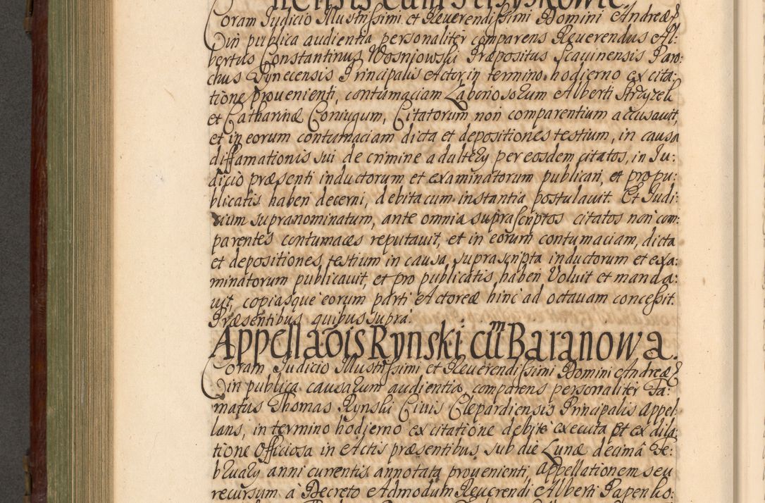 Zdjęcie nr 707 dla obiektu archiwalnego: Acta actorum episcopalium R. D. Andrea Trzebicki, episcopi Cracoviensis a mense Aprili 1675 ad Aprilem 1676 acticatorum. Volumen VI
