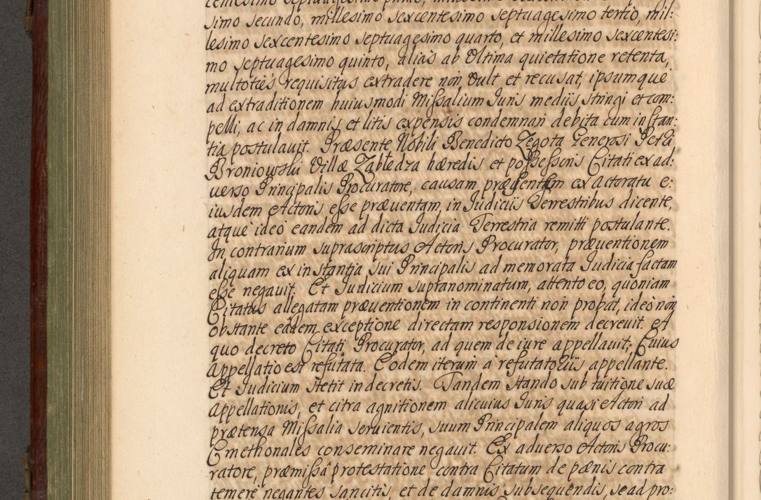 Zdjęcie nr 697 dla obiektu archiwalnego: Acta actorum episcopalium R. D. Andrea Trzebicki, episcopi Cracoviensis a mense Aprili 1675 ad Aprilem 1676 acticatorum. Volumen VI