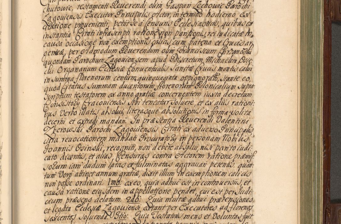 Zdjęcie nr 690 dla obiektu archiwalnego: Acta actorum episcopalium R. D. Andrea Trzebicki, episcopi Cracoviensis a mense Aprili 1675 ad Aprilem 1676 acticatorum. Volumen VI