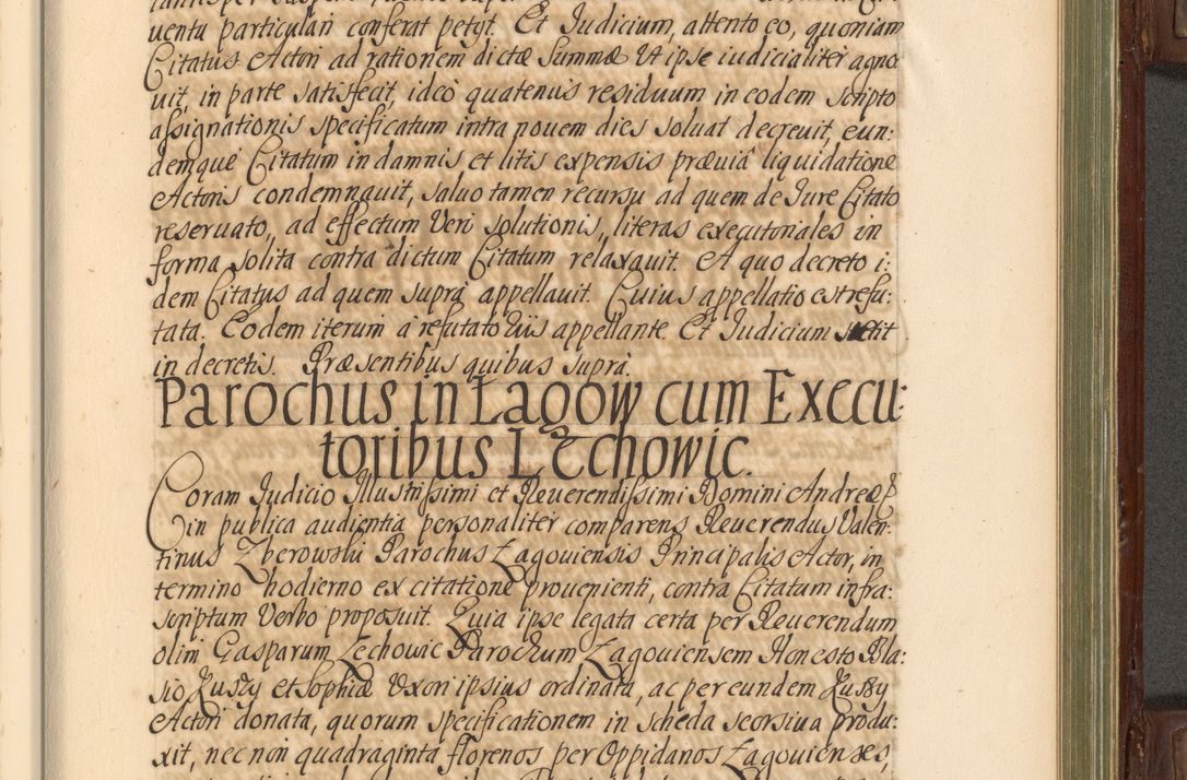 Zdjęcie nr 678 dla obiektu archiwalnego: Acta actorum episcopalium R. D. Andrea Trzebicki, episcopi Cracoviensis a mense Aprili 1675 ad Aprilem 1676 acticatorum. Volumen VI