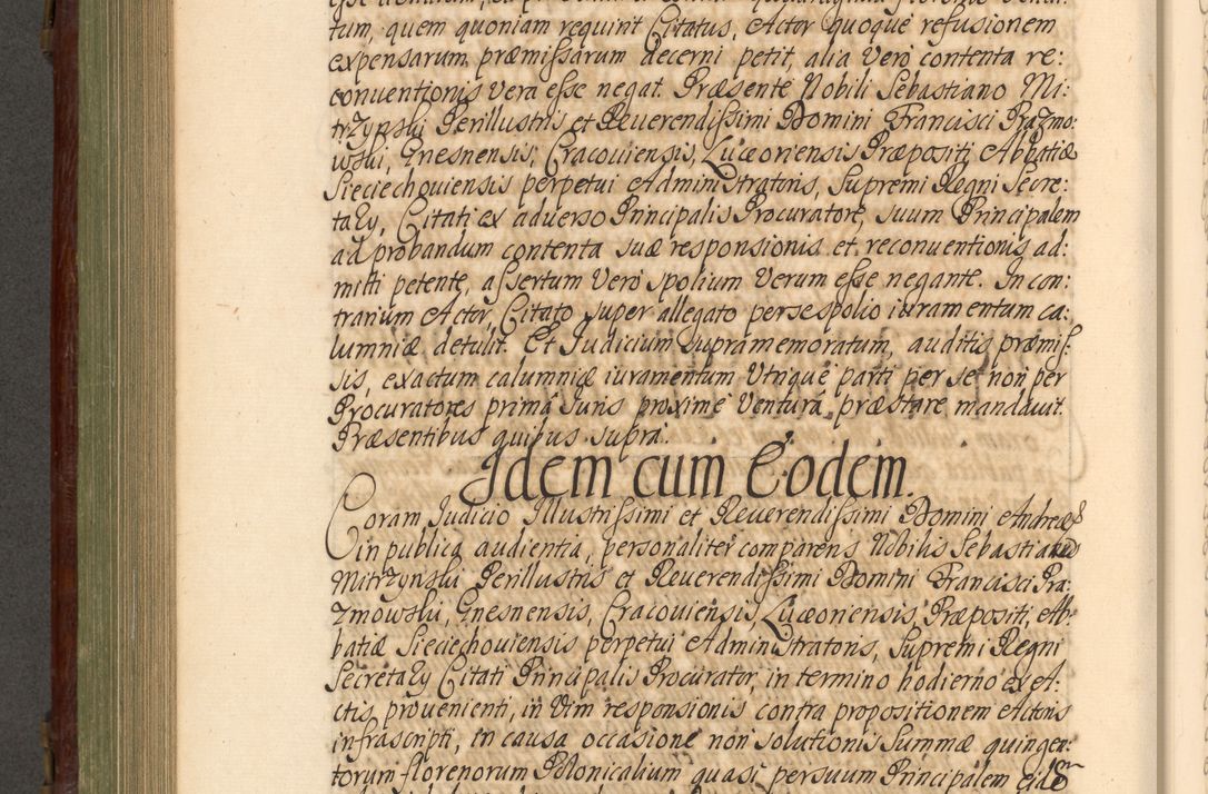 Zdjęcie nr 689 dla obiektu archiwalnego: Acta actorum episcopalium R. D. Andrea Trzebicki, episcopi Cracoviensis a mense Aprili 1675 ad Aprilem 1676 acticatorum. Volumen VI
