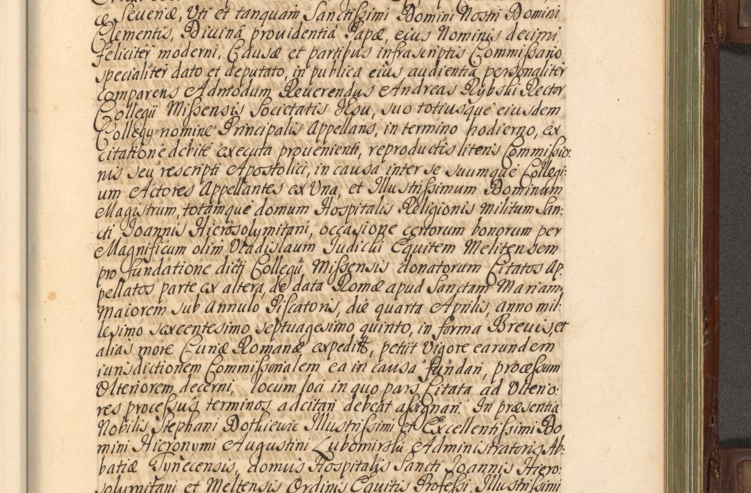 Zdjęcie nr 670 dla obiektu archiwalnego: Acta actorum episcopalium R. D. Andrea Trzebicki, episcopi Cracoviensis a mense Aprili 1675 ad Aprilem 1676 acticatorum. Volumen VI