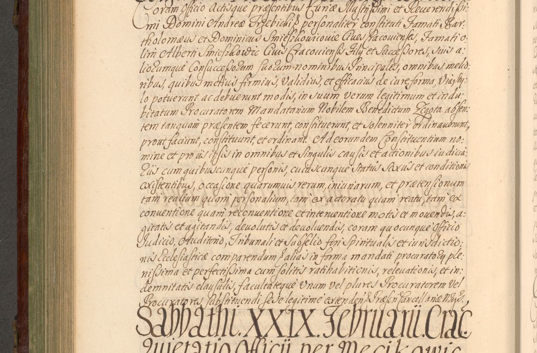 Zdjęcie nr 665 dla obiektu archiwalnego: Acta actorum episcopalium R. D. Andrea Trzebicki, episcopi Cracoviensis a mense Aprili 1675 ad Aprilem 1676 acticatorum. Volumen VI