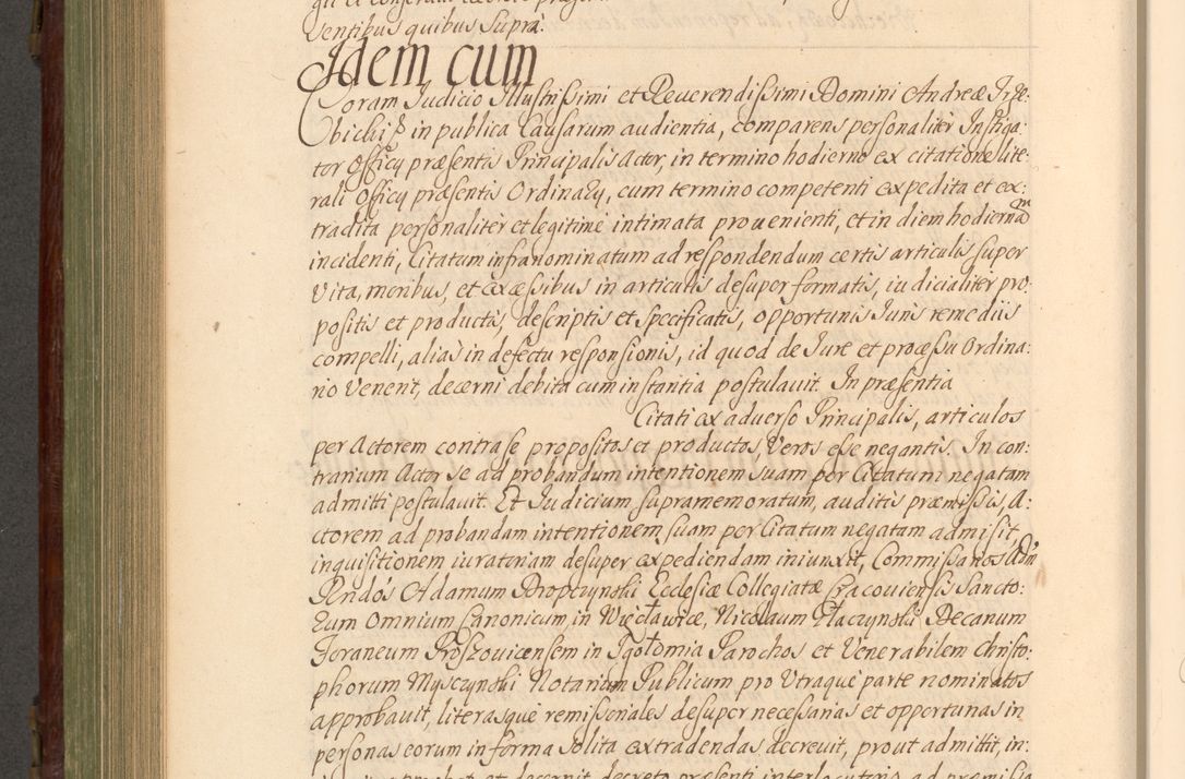 Zdjęcie nr 661 dla obiektu archiwalnego: Acta actorum episcopalium R. D. Andrea Trzebicki, episcopi Cracoviensis a mense Aprili 1675 ad Aprilem 1676 acticatorum. Volumen VI
