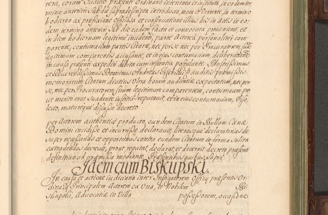 Zdjęcie nr 662 dla obiektu archiwalnego: Acta actorum episcopalium R. D. Andrea Trzebicki, episcopi Cracoviensis a mense Aprili 1675 ad Aprilem 1676 acticatorum. Volumen VI