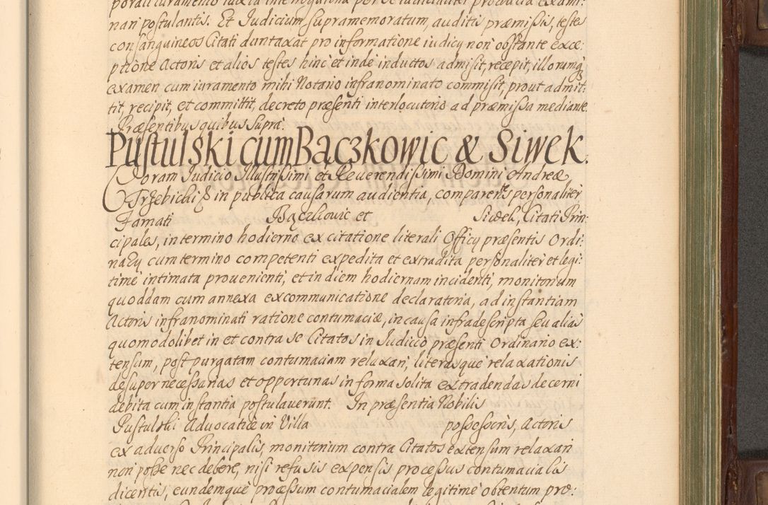 Zdjęcie nr 658 dla obiektu archiwalnego: Acta actorum episcopalium R. D. Andrea Trzebicki, episcopi Cracoviensis a mense Aprili 1675 ad Aprilem 1676 acticatorum. Volumen VI