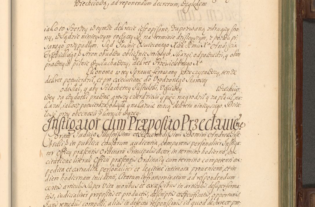 Zdjęcie nr 660 dla obiektu archiwalnego: Acta actorum episcopalium R. D. Andrea Trzebicki, episcopi Cracoviensis a mense Aprili 1675 ad Aprilem 1676 acticatorum. Volumen VI