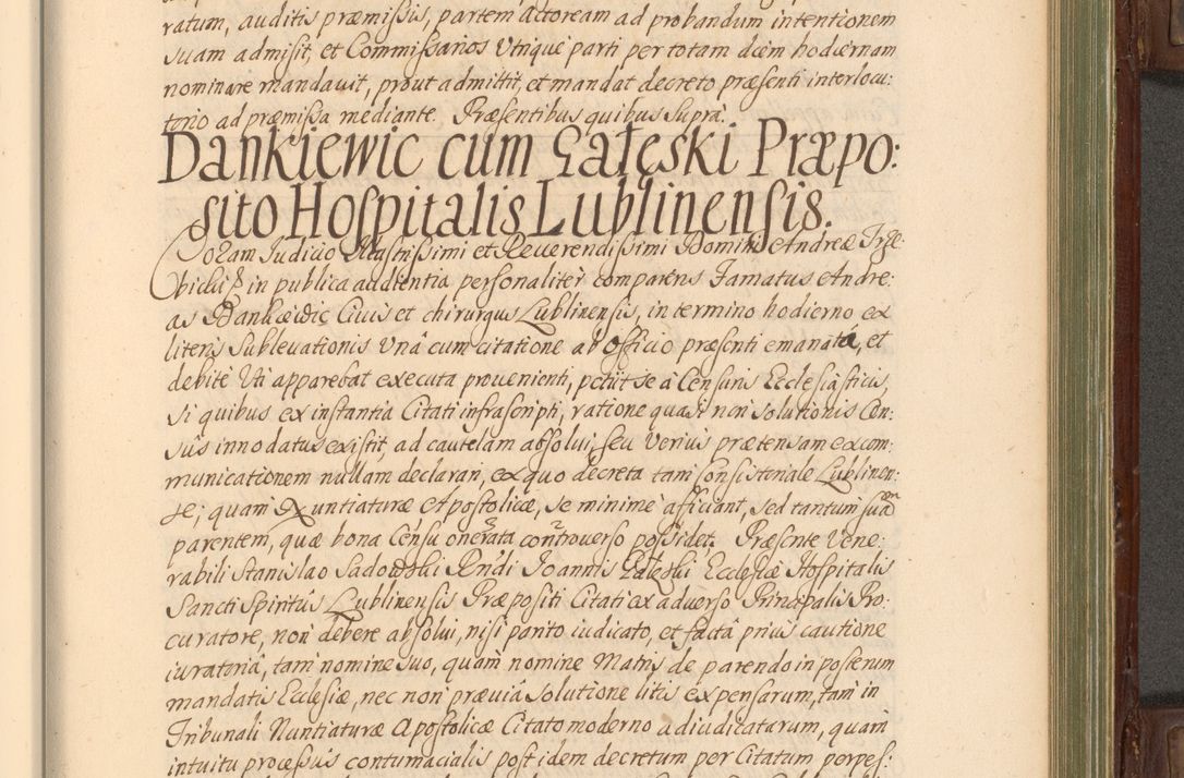 Zdjęcie nr 654 dla obiektu archiwalnego: Acta actorum episcopalium R. D. Andrea Trzebicki, episcopi Cracoviensis a mense Aprili 1675 ad Aprilem 1676 acticatorum. Volumen VI