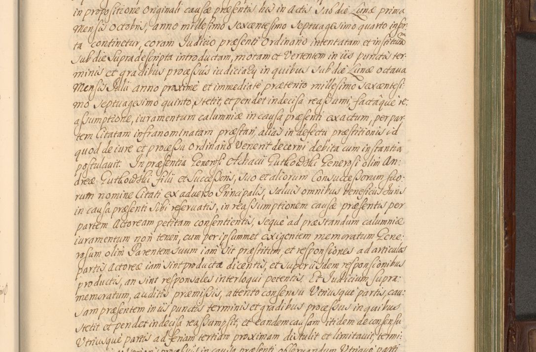 Zdjęcie nr 650 dla obiektu archiwalnego: Acta actorum episcopalium R. D. Andrea Trzebicki, episcopi Cracoviensis a mense Aprili 1675 ad Aprilem 1676 acticatorum. Volumen VI