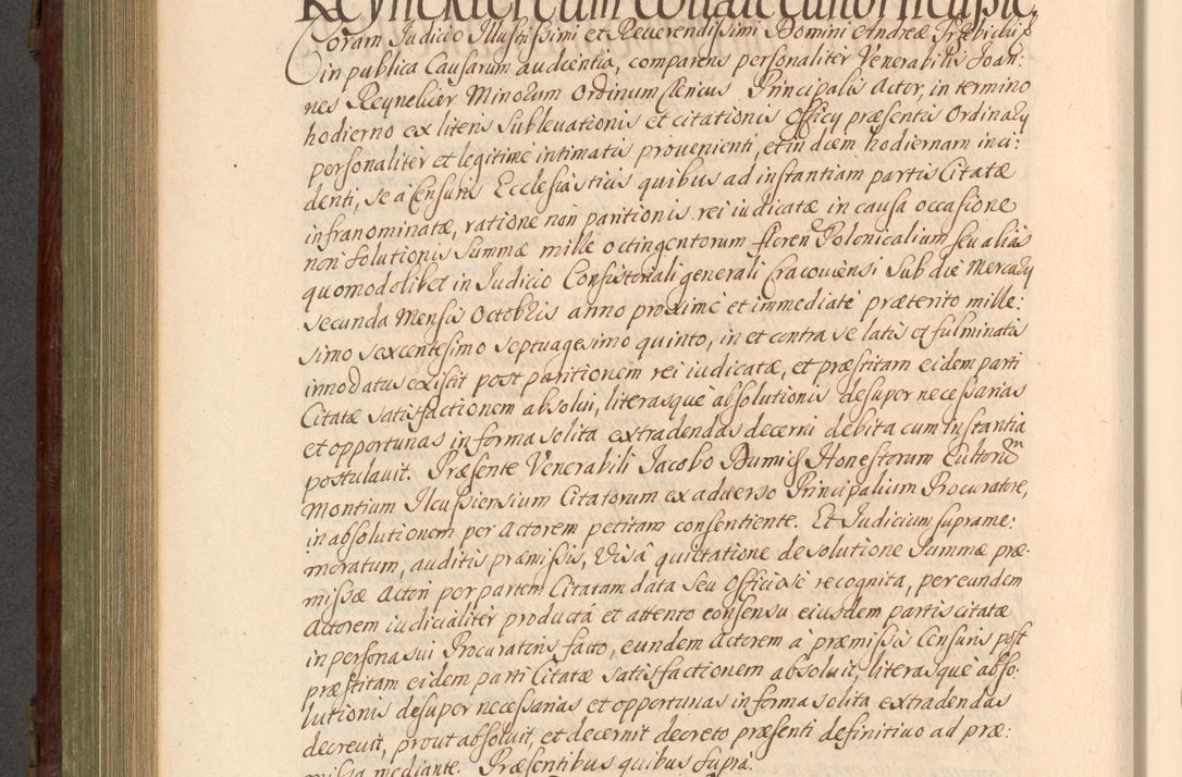 Zdjęcie nr 637 dla obiektu archiwalnego: Acta actorum episcopalium R. D. Andrea Trzebicki, episcopi Cracoviensis a mense Aprili 1675 ad Aprilem 1676 acticatorum. Volumen VI