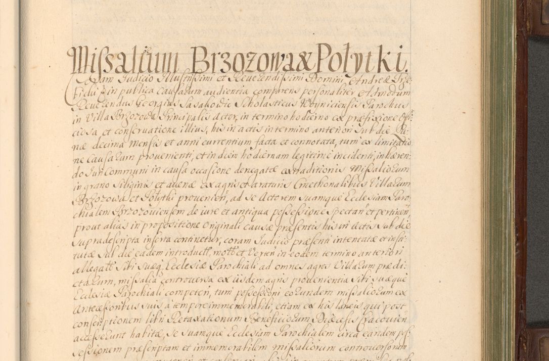 Zdjęcie nr 628 dla obiektu archiwalnego: Acta actorum episcopalium R. D. Andrea Trzebicki, episcopi Cracoviensis a mense Aprili 1675 ad Aprilem 1676 acticatorum. Volumen VI
