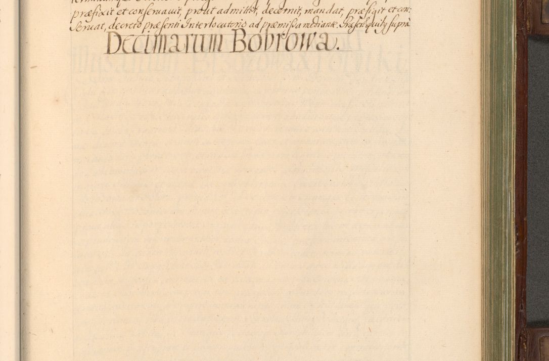 Zdjęcie nr 626 dla obiektu archiwalnego: Acta actorum episcopalium R. D. Andrea Trzebicki, episcopi Cracoviensis a mense Aprili 1675 ad Aprilem 1676 acticatorum. Volumen VI