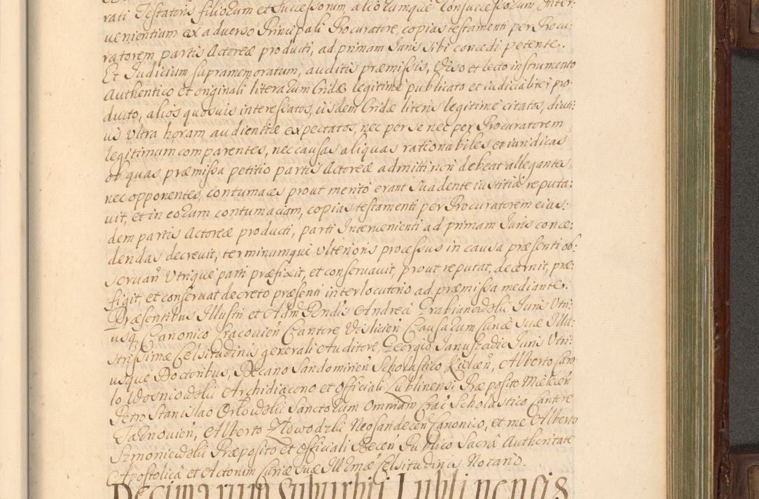 Zdjęcie nr 624 dla obiektu archiwalnego: Acta actorum episcopalium R. D. Andrea Trzebicki, episcopi Cracoviensis a mense Aprili 1675 ad Aprilem 1676 acticatorum. Volumen VI