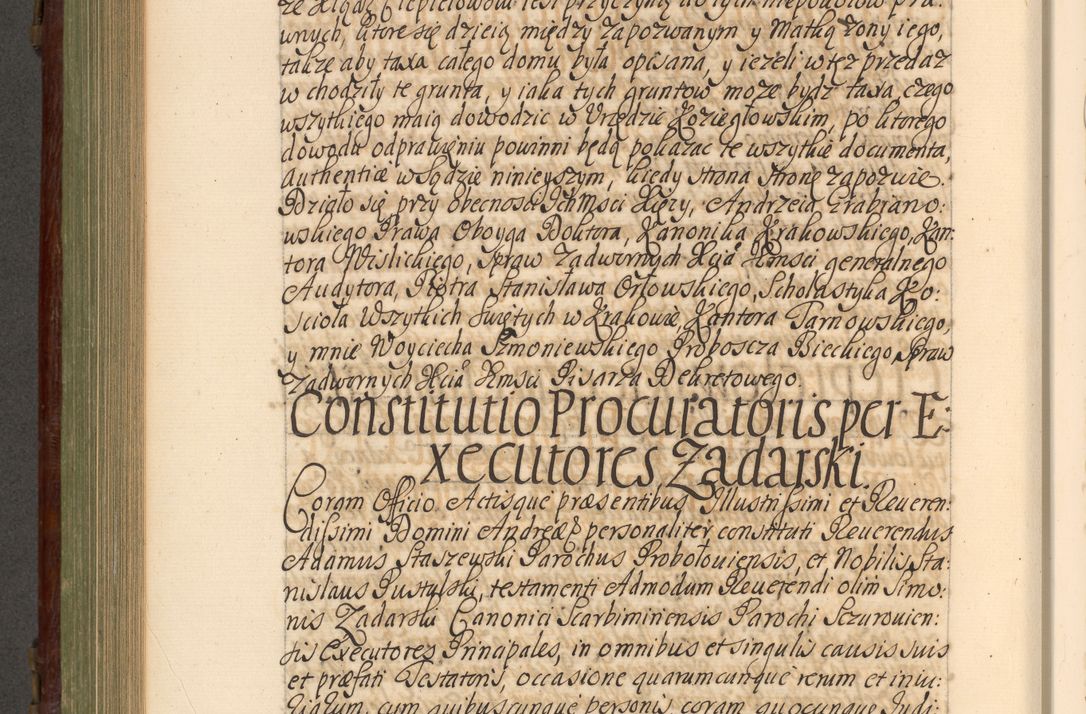 Zdjęcie nr 619 dla obiektu archiwalnego: Acta actorum episcopalium R. D. Andrea Trzebicki, episcopi Cracoviensis a mense Aprili 1675 ad Aprilem 1676 acticatorum. Volumen VI