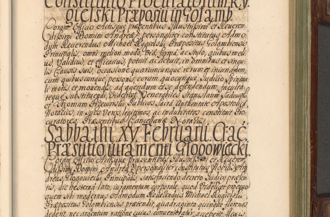 Zdjęcie nr 620 dla obiektu archiwalnego: Acta actorum episcopalium R. D. Andrea Trzebicki, episcopi Cracoviensis a mense Aprili 1675 ad Aprilem 1676 acticatorum. Volumen VI