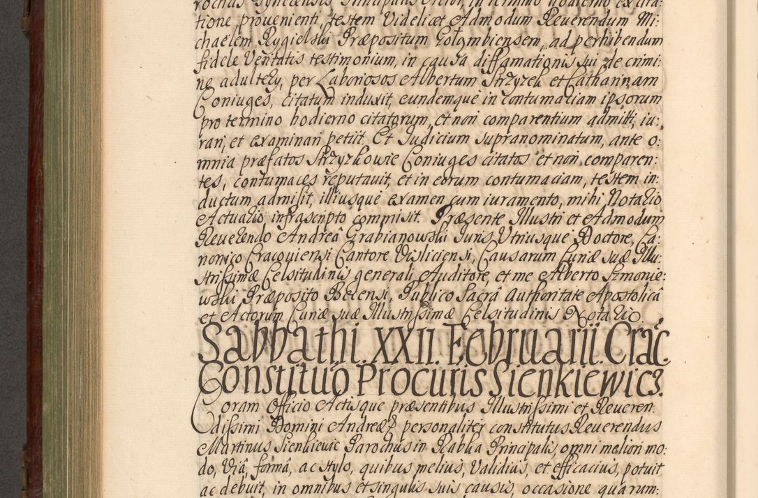 Zdjęcie nr 621 dla obiektu archiwalnego: Acta actorum episcopalium R. D. Andrea Trzebicki, episcopi Cracoviensis a mense Aprili 1675 ad Aprilem 1676 acticatorum. Volumen VI