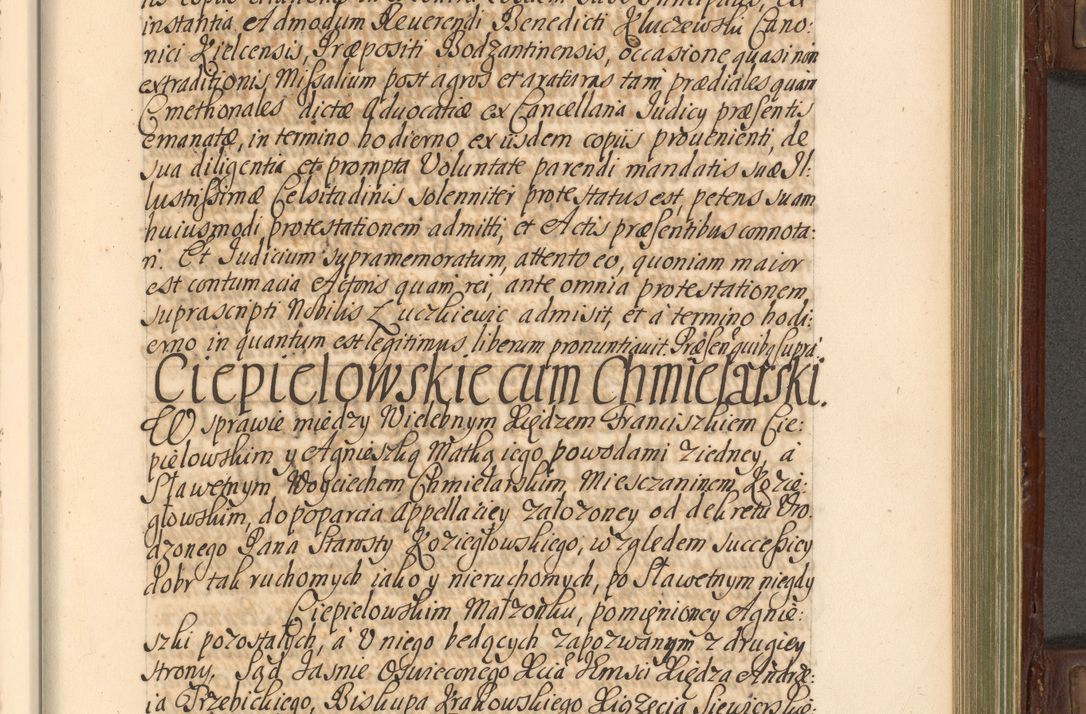 Zdjęcie nr 618 dla obiektu archiwalnego: Acta actorum episcopalium R. D. Andrea Trzebicki, episcopi Cracoviensis a mense Aprili 1675 ad Aprilem 1676 acticatorum. Volumen VI