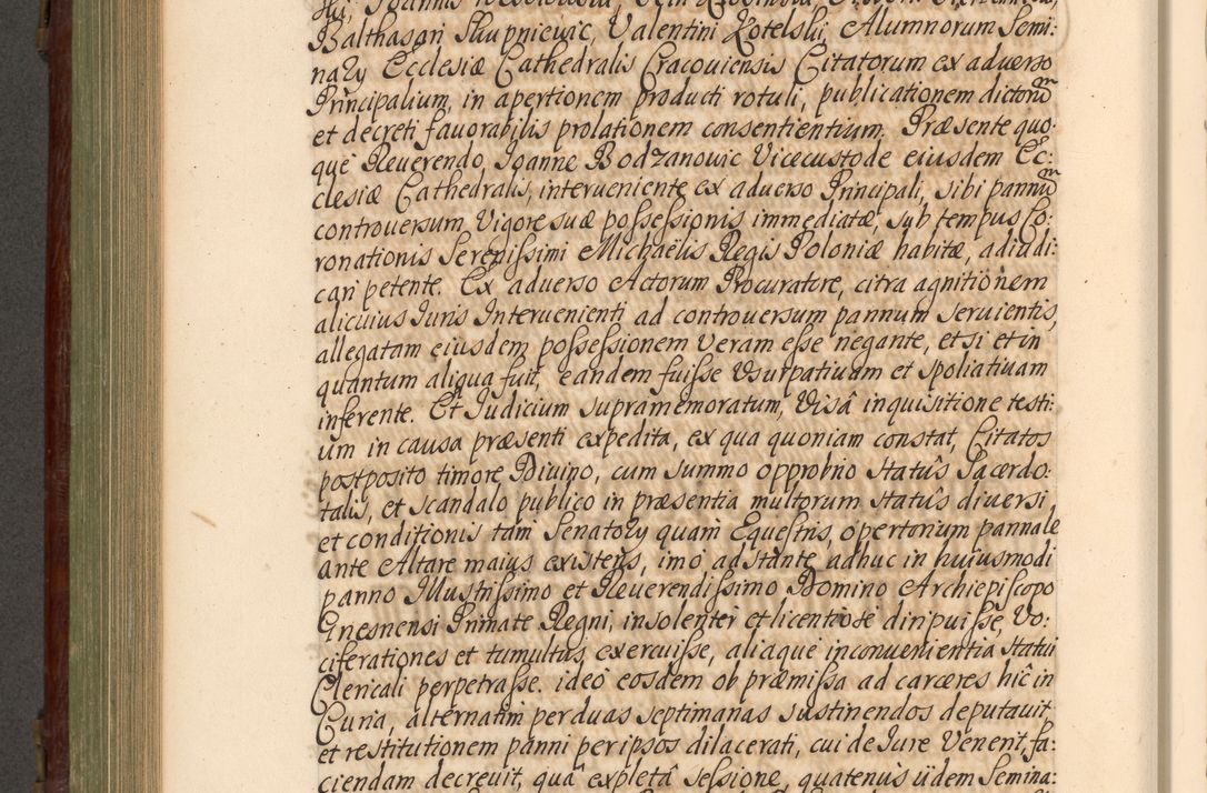 Zdjęcie nr 613 dla obiektu archiwalnego: Acta actorum episcopalium R. D. Andrea Trzebicki, episcopi Cracoviensis a mense Aprili 1675 ad Aprilem 1676 acticatorum. Volumen VI
