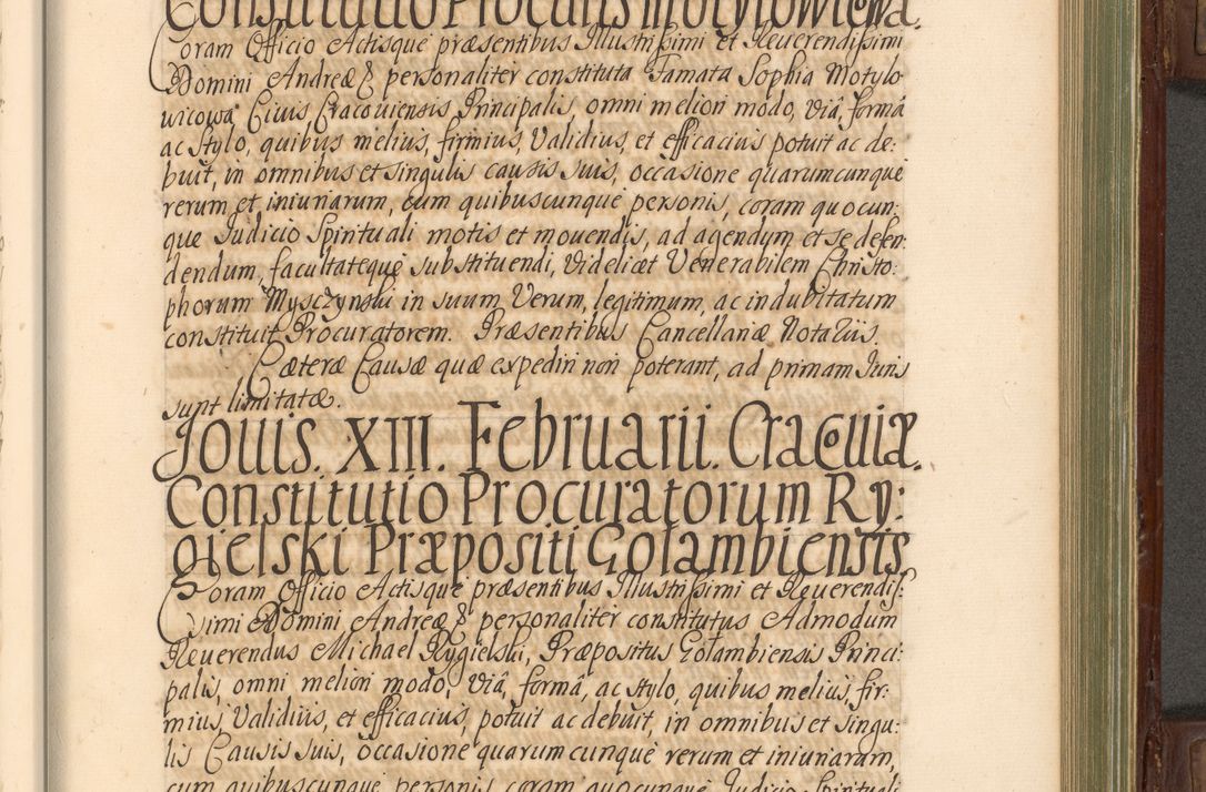 Zdjęcie nr 610 dla obiektu archiwalnego: Acta actorum episcopalium R. D. Andrea Trzebicki, episcopi Cracoviensis a mense Aprili 1675 ad Aprilem 1676 acticatorum. Volumen VI