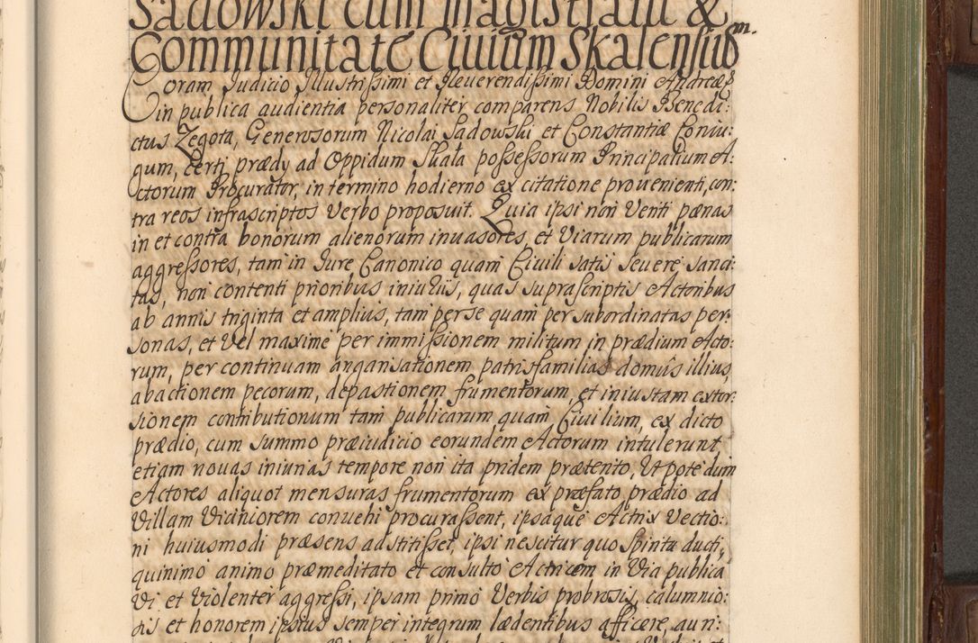 Zdjęcie nr 606 dla obiektu archiwalnego: Acta actorum episcopalium R. D. Andrea Trzebicki, episcopi Cracoviensis a mense Aprili 1675 ad Aprilem 1676 acticatorum. Volumen VI