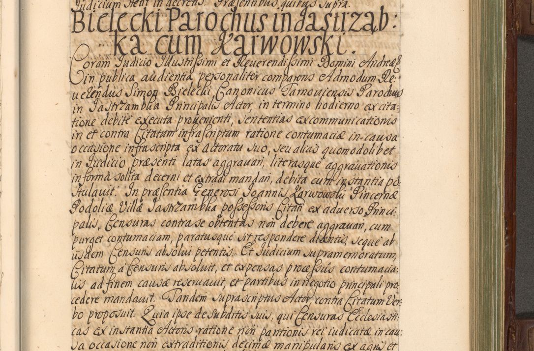 Zdjęcie nr 604 dla obiektu archiwalnego: Acta actorum episcopalium R. D. Andrea Trzebicki, episcopi Cracoviensis a mense Aprili 1675 ad Aprilem 1676 acticatorum. Volumen VI