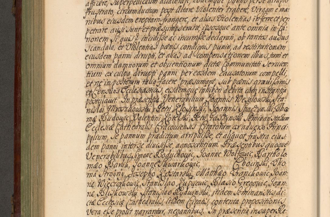 Zdjęcie nr 595 dla obiektu archiwalnego: Acta actorum episcopalium R. D. Andrea Trzebicki, episcopi Cracoviensis a mense Aprili 1675 ad Aprilem 1676 acticatorum. Volumen VI