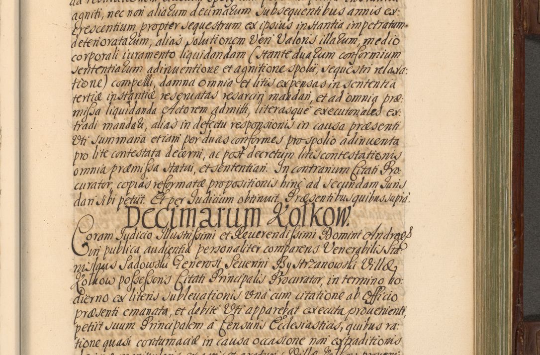 Zdjęcie nr 590 dla obiektu archiwalnego: Acta actorum episcopalium R. D. Andrea Trzebicki, episcopi Cracoviensis a mense Aprili 1675 ad Aprilem 1676 acticatorum. Volumen VI
