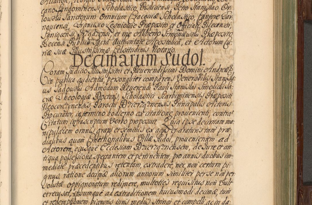 Zdjęcie nr 588 dla obiektu archiwalnego: Acta actorum episcopalium R. D. Andrea Trzebicki, episcopi Cracoviensis a mense Aprili 1675 ad Aprilem 1676 acticatorum. Volumen VI