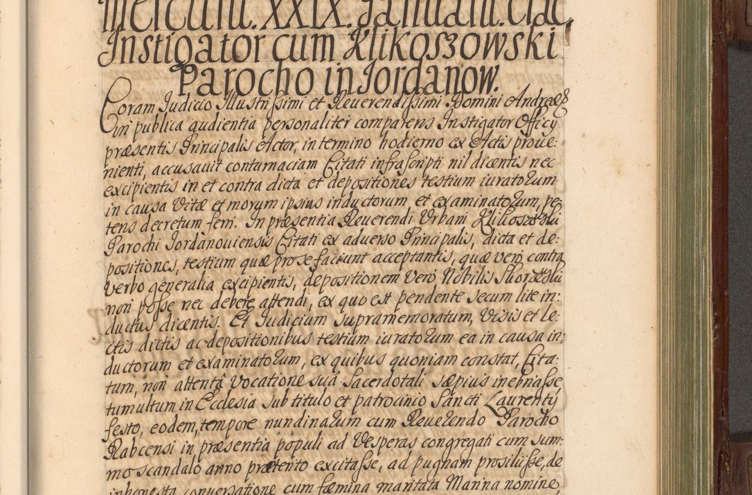 Zdjęcie nr 584 dla obiektu archiwalnego: Acta actorum episcopalium R. D. Andrea Trzebicki, episcopi Cracoviensis a mense Aprili 1675 ad Aprilem 1676 acticatorum. Volumen VI