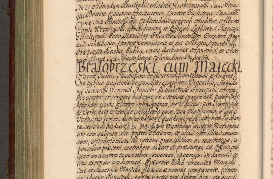 Zdjęcie nr 581 dla obiektu archiwalnego: Acta actorum episcopalium R. D. Andrea Trzebicki, episcopi Cracoviensis a mense Aprili 1675 ad Aprilem 1676 acticatorum. Volumen VI
