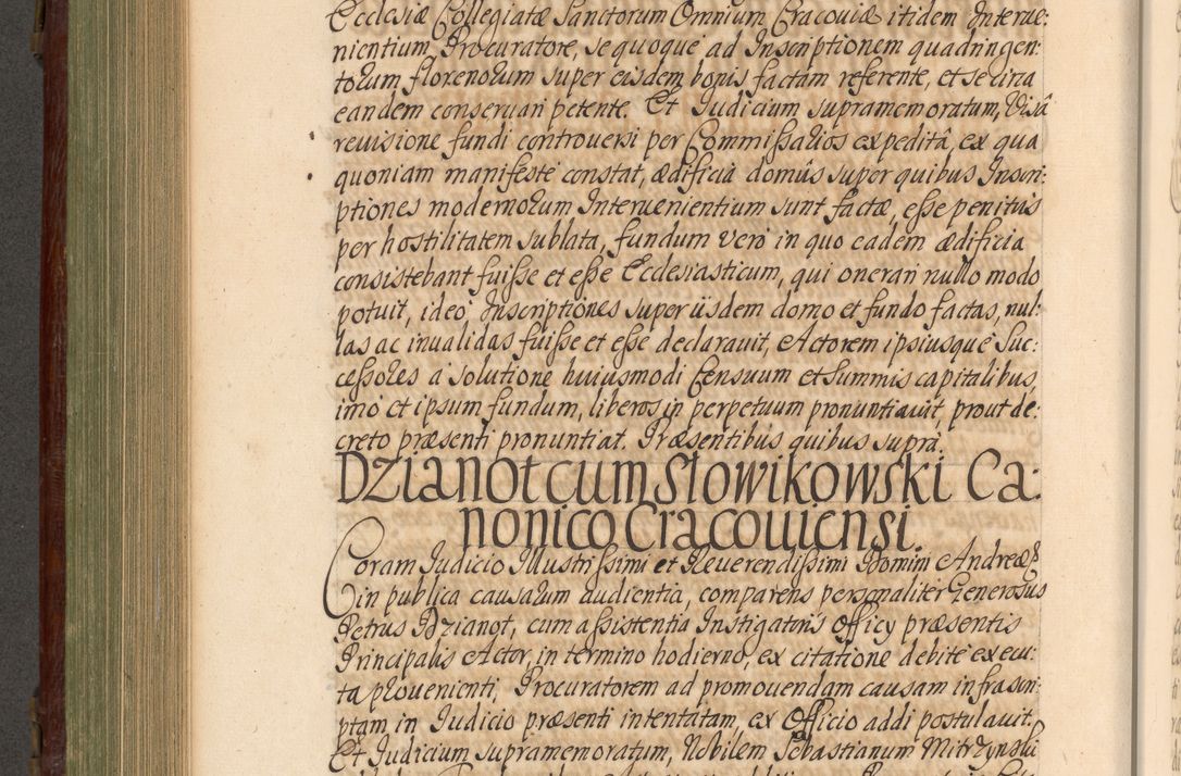 Zdjęcie nr 577 dla obiektu archiwalnego: Acta actorum episcopalium R. D. Andrea Trzebicki, episcopi Cracoviensis a mense Aprili 1675 ad Aprilem 1676 acticatorum. Volumen VI